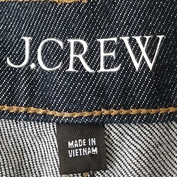 NWOT J Crew Jeans 31 Petite RE-96-IDG '96 Flare High Rise Button Fly Dark Wash - Picture 8 of 12